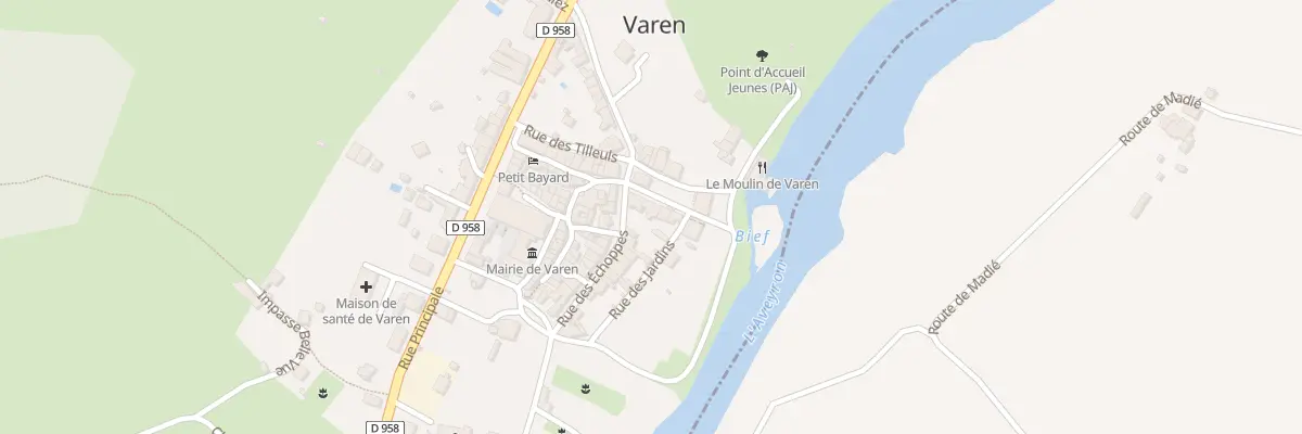Plan du 22 Pl de la Halle à Varen