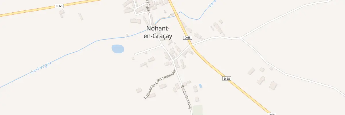 Plan du 6 Rte de Lenay à Nohant-en-Graçay