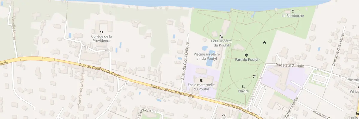 Plan du 91 All du Clos l’Evêque à Olivet