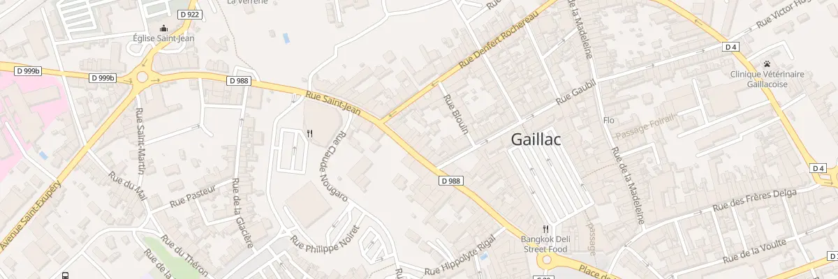 Plan du 68 Rue Joseph Rigal à Gaillac