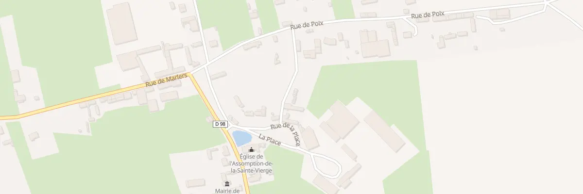 Plan du 8 Pl La Place à Meigneux