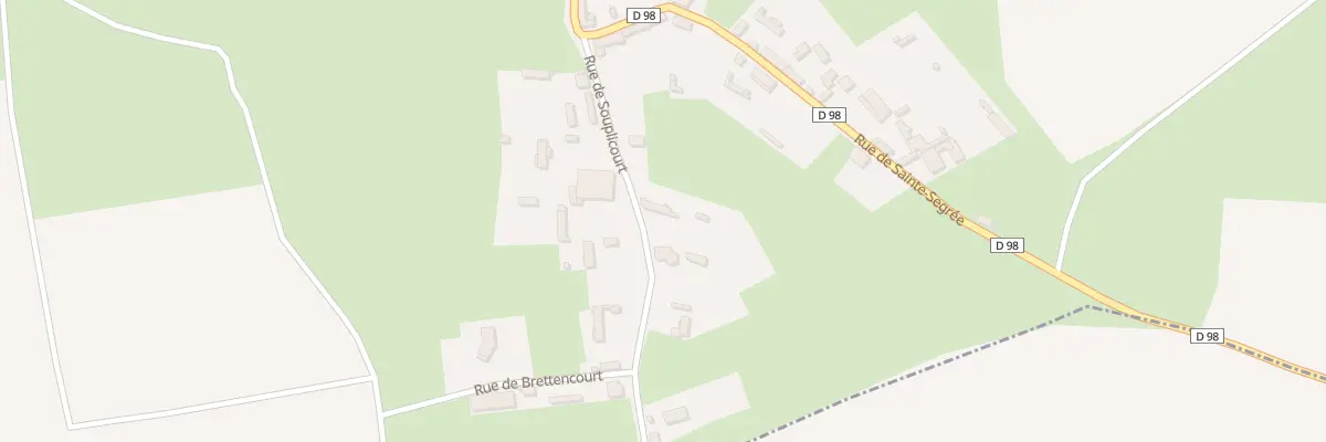 Plan du 6 Rue de Souplicourt à Meigneux