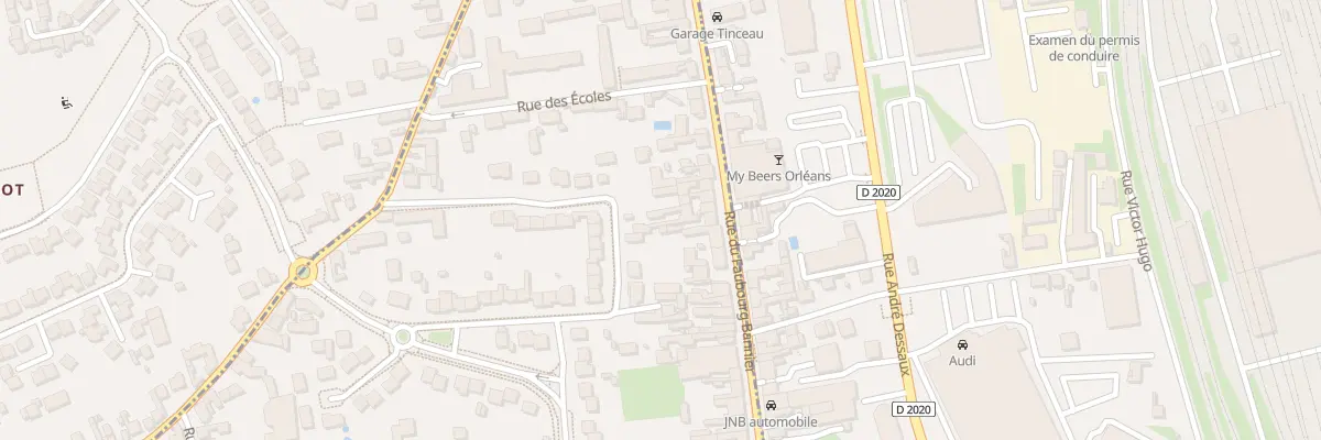 Plan du 425 Rue du Faubourg Bannier à Orléans