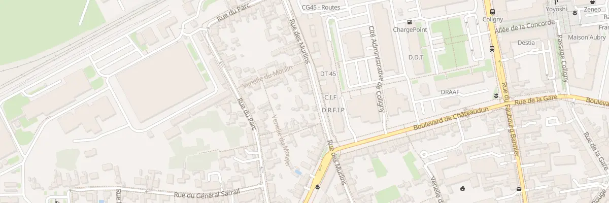 Plan du 95 Rue des Murlins à Orléans