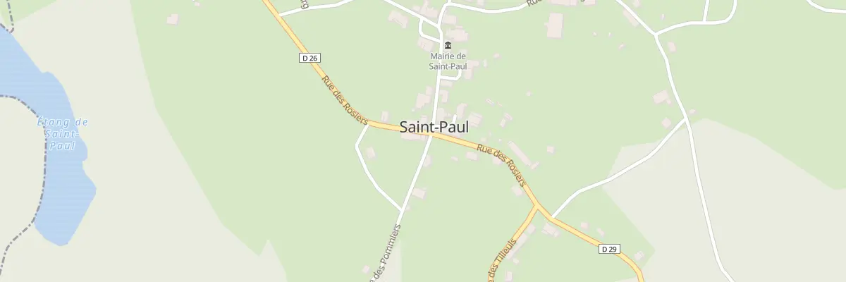 Plan du 12 Rue des Pommiers à Saint-Paul