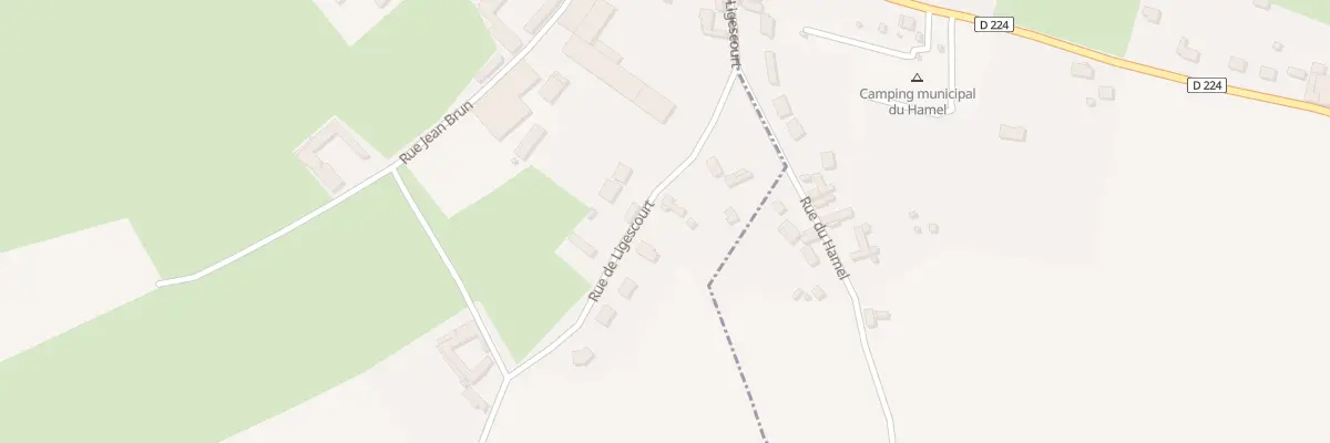 Plan du 10 Rue de Ligescourt à Ponches-Estruval