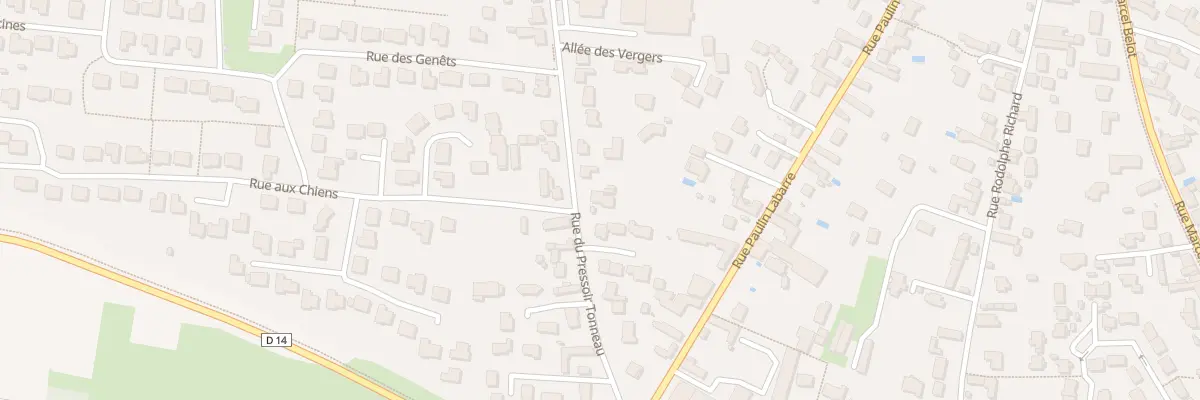Plan du 771 Rue du Pressoir Tonneau à Olivet