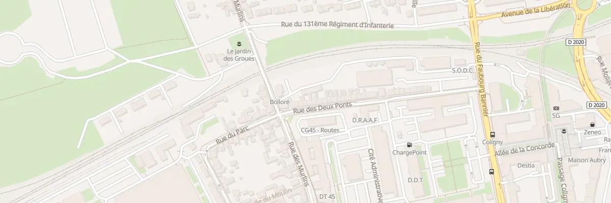 Plan du 38 Rue des Deux Ponts à Orléans
