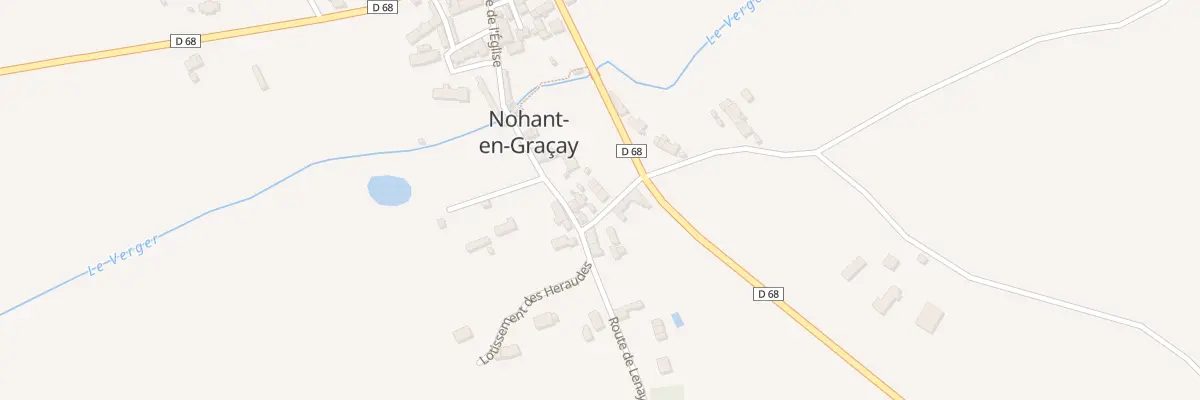 Plan du 9539 Le Bourg à Nohant-en-Graçay