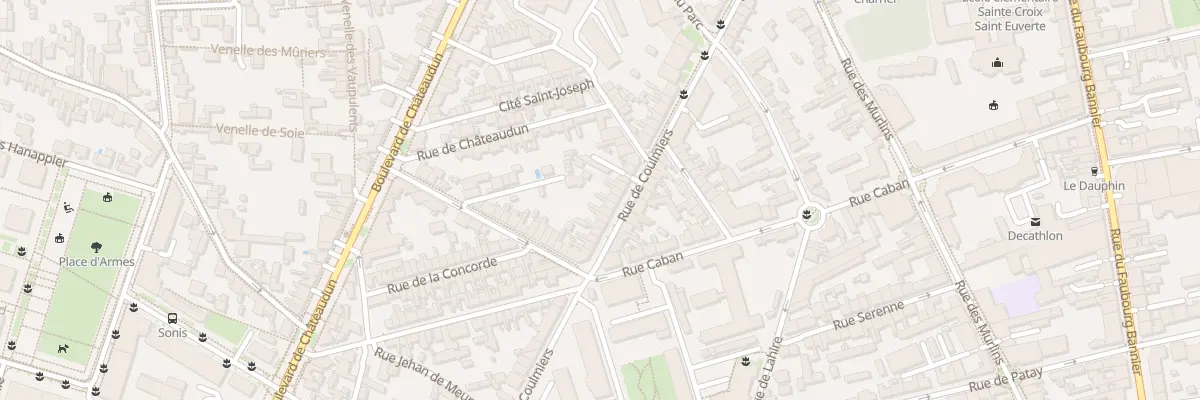 Plan du 63 Rue de Coulmiers à Orléans