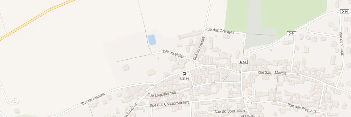 Plan du 1 Rue du Vivier à Bouafle