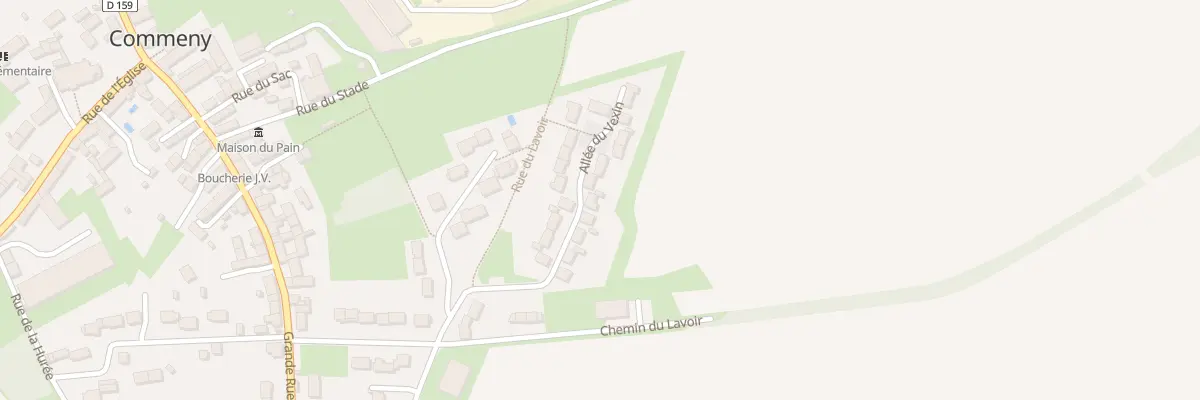 Plan du 14 Rue du Vexin à Commeny