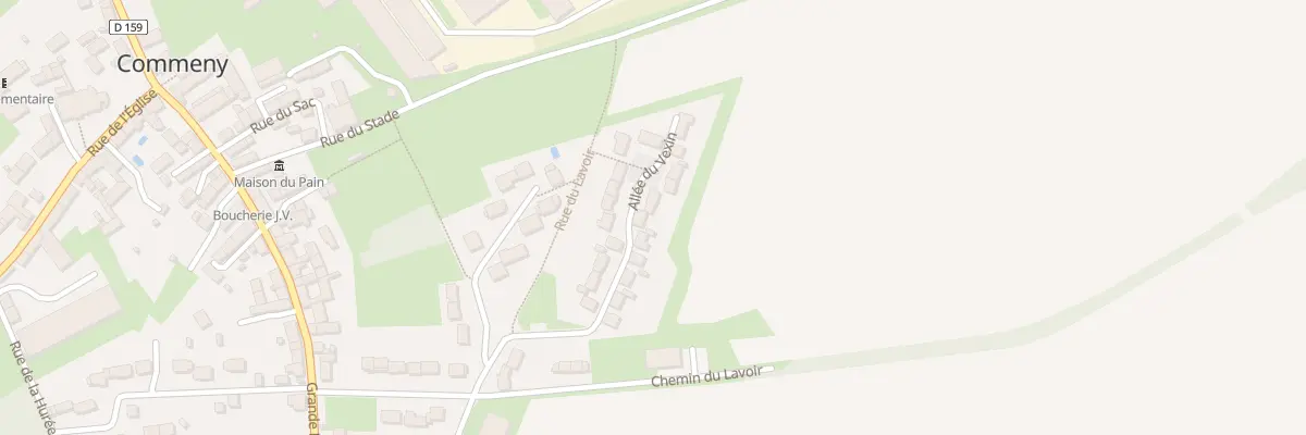 Plan du 16 Rue du Vexin à Commeny