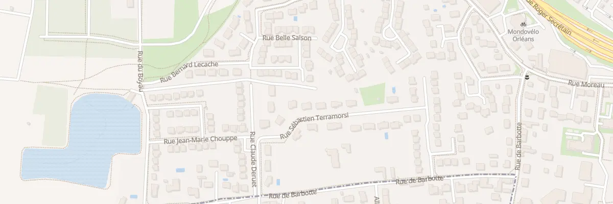 Plan du 11 Rue Sébastien Terramorsi à Orléans