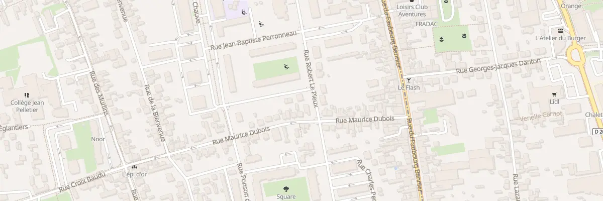 Plan du 3 Rue Robert Le Pieux à Orléans