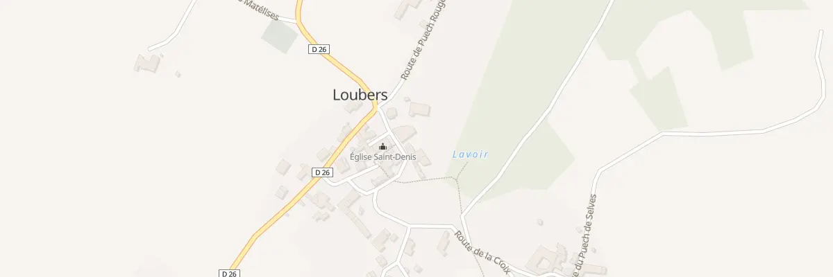Plan du 49 Rte de la Croix à Loubers
