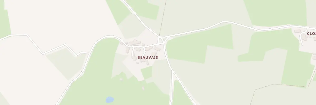 Plan du 1 Beauvais à Champsanglard