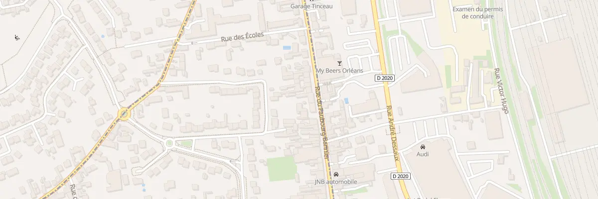 Plan du 419 Rue du Faubourg Bannier à Orléans