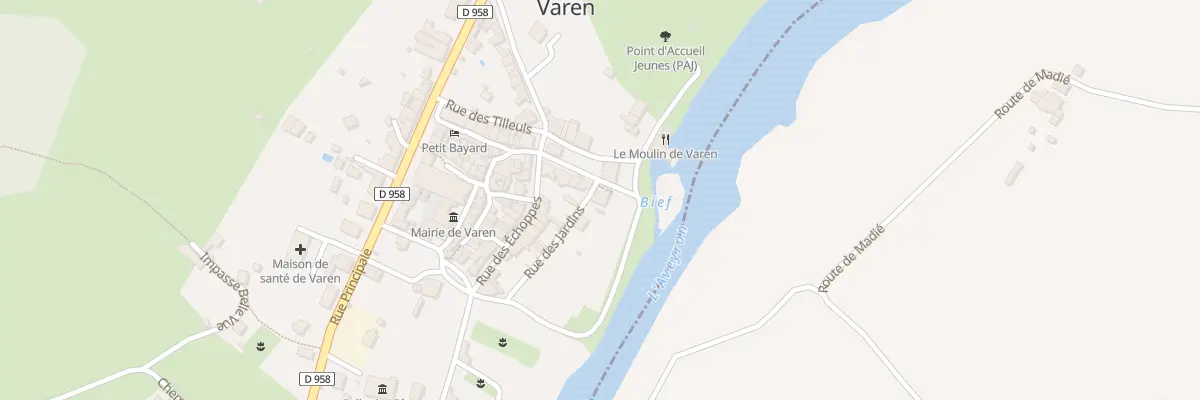 Plan du 5041 Varen à Varen