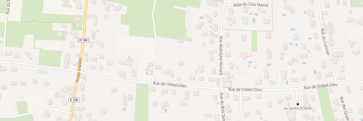 Plan du 1044 Rue de l’Hôtel Dieu à Olivet