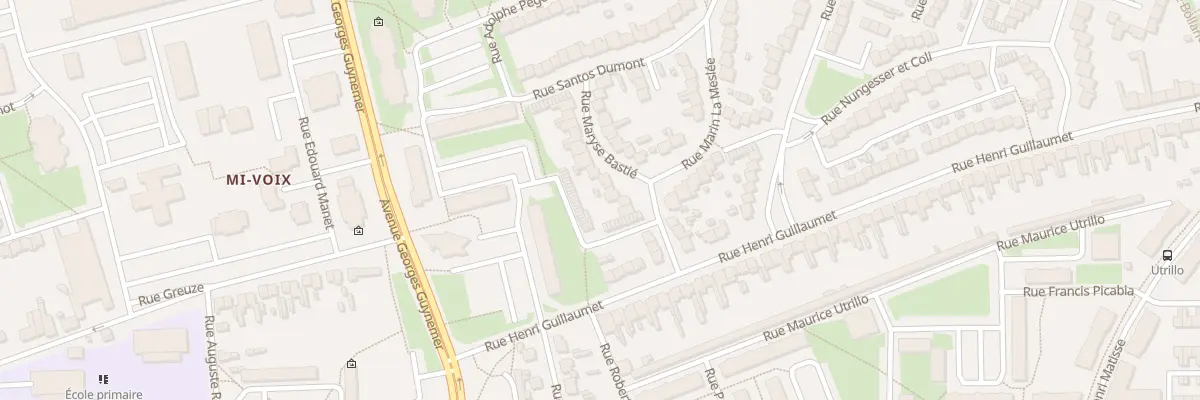 Plan du 5 Rue Maryse Bastie à Calais