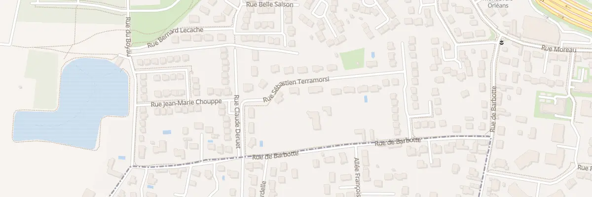 Plan du 10 Rue Sébastien Terramorsi à Orléans