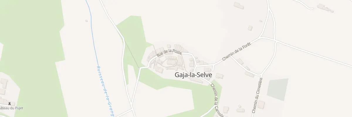 Plan du 6 Rue de la Forge à Gaja-la-Selve