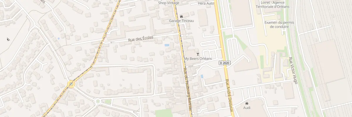 Plan du 431 Rue du Faubourg Bannier à Orléans