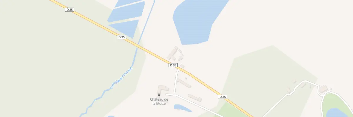 Plan du 386 La Motte à Chaumont-sur-Tharonne