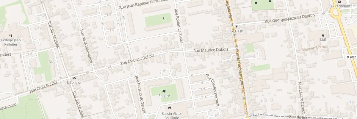 Plan du 23 Rue Maurice Dubois à Orléans