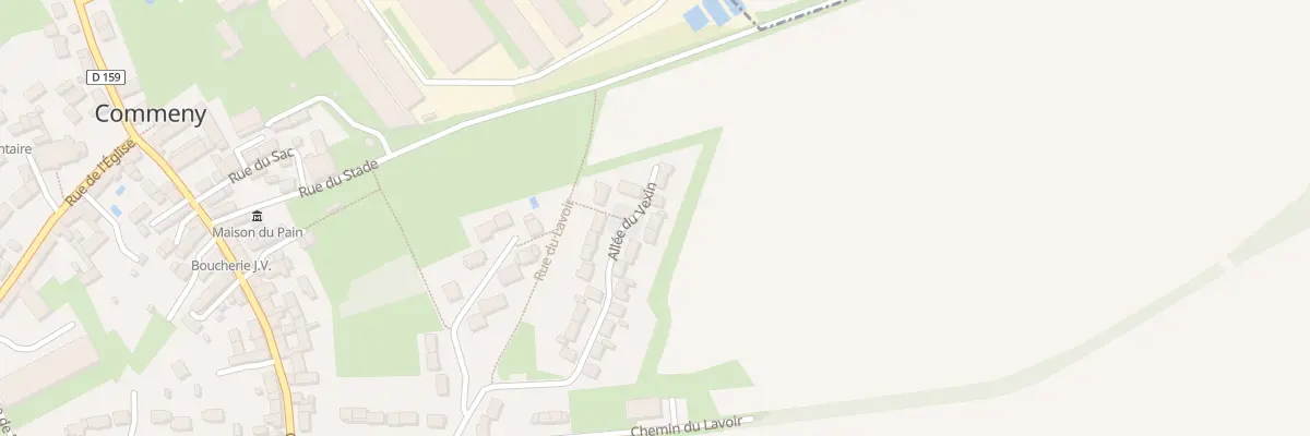 Plan du 22 Rue du Vexin à Commeny