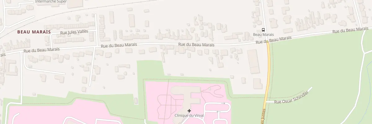 Plan du 520 Rue du Beau Marais à Calais