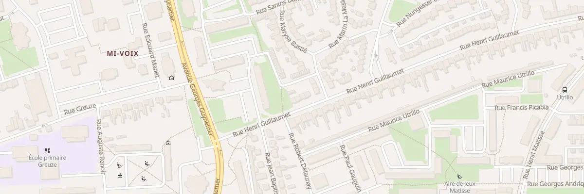 Plan du 1 Rue Henri Guillaumet à Calais