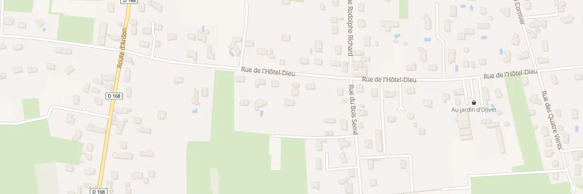 Plan du 1055 Rue de l’Hôtel Dieu à Olivet