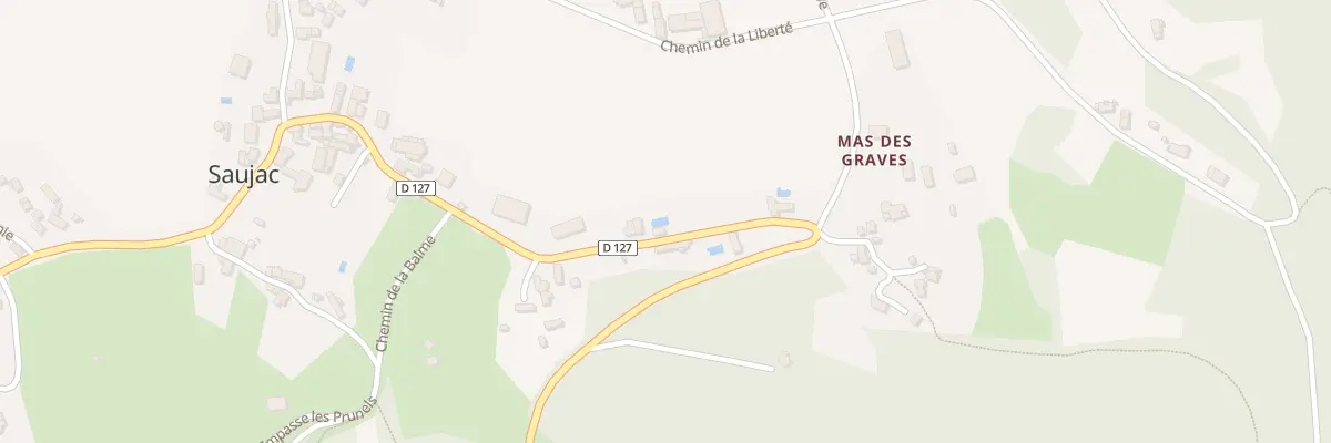 Plan du 5039 Saujac à Saujac