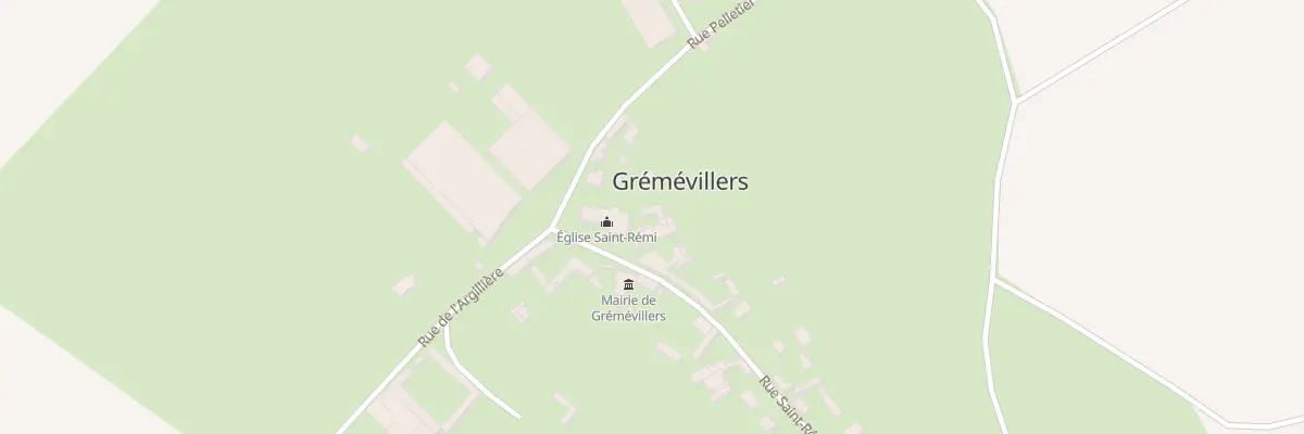 Plan du 3 Rue Saint Rémy à Grémévillers