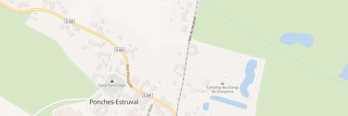 Plan du 7 Rue du Molinel à Ponches-Estruval