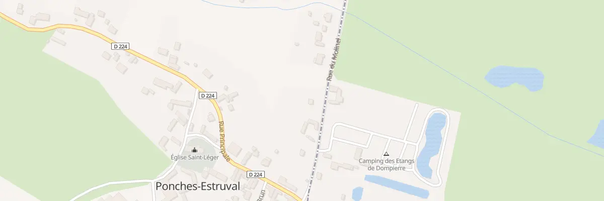 Plan du 9 Rue du Molinel à Ponches-Estruval