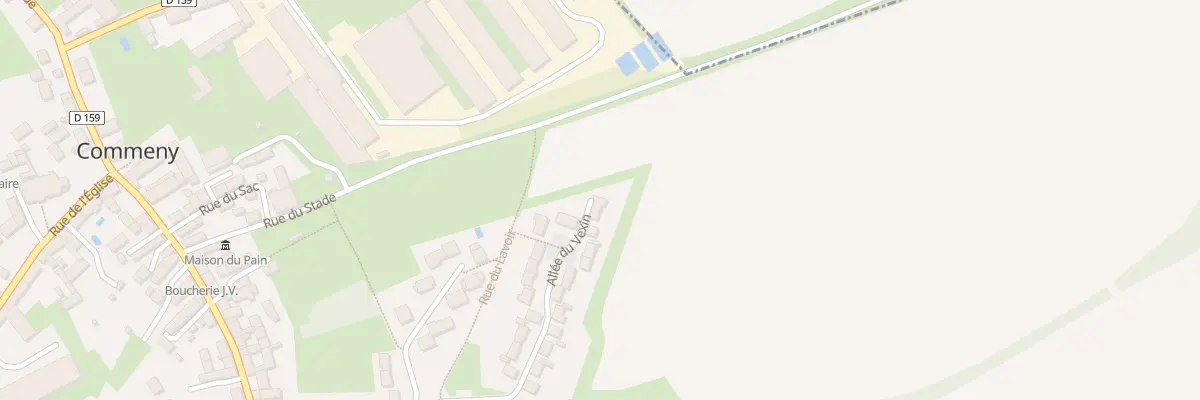 Plan du 26 Rue du Vexin à Commeny