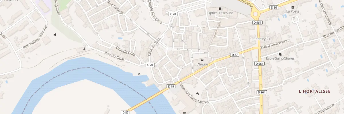 Plan du 10 Rue de la Courtade à Gaillac