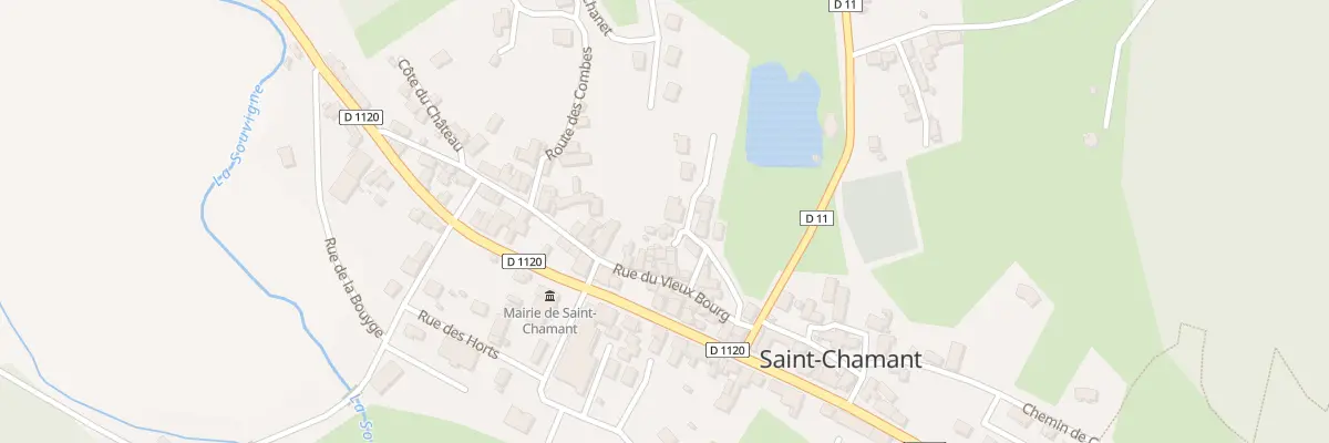 Plan du 5 Rue du Presbytere à Saint-Chamant