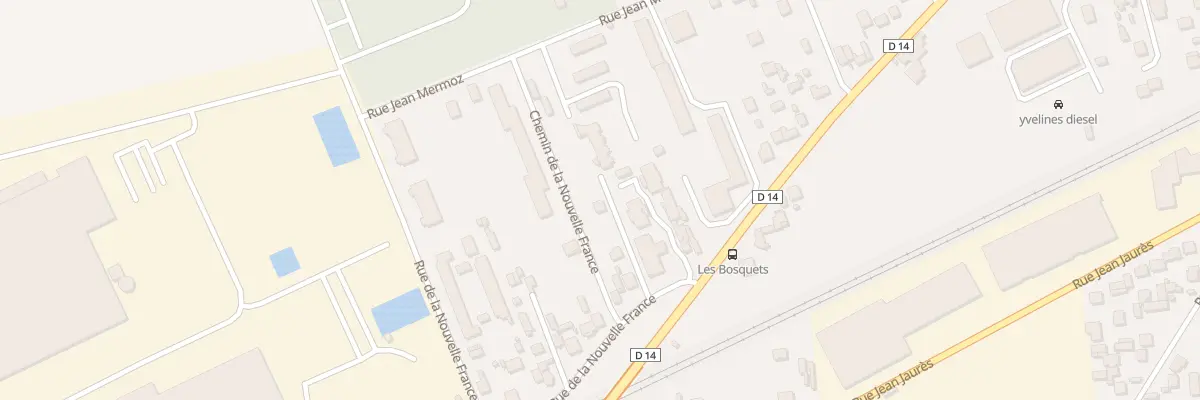 Plan du 109 Rue Jean Mermoz aux Mureaux