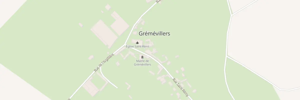 Plan du 7 Rue Saint Rémy à Grémévillers