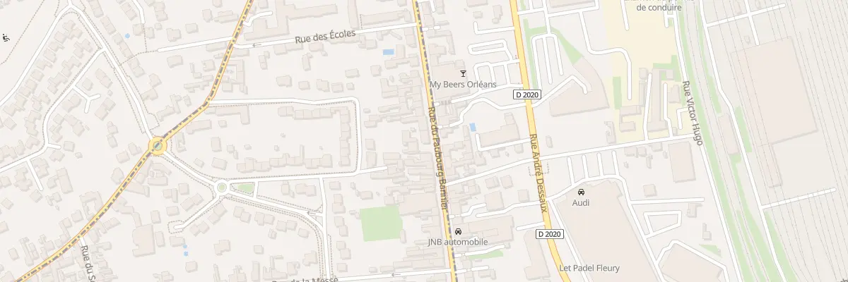 Plan du 417 Rue du Faubourg Bannier à Orléans