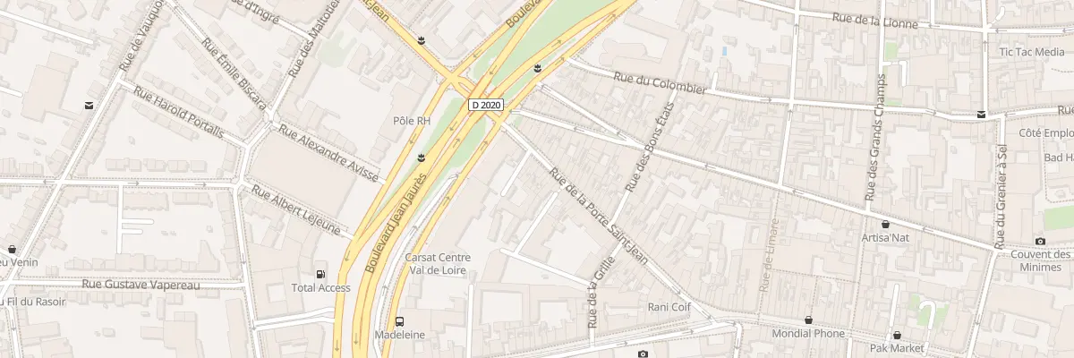 Plan du 39 Rue Porte Saint-Jean à Orléans