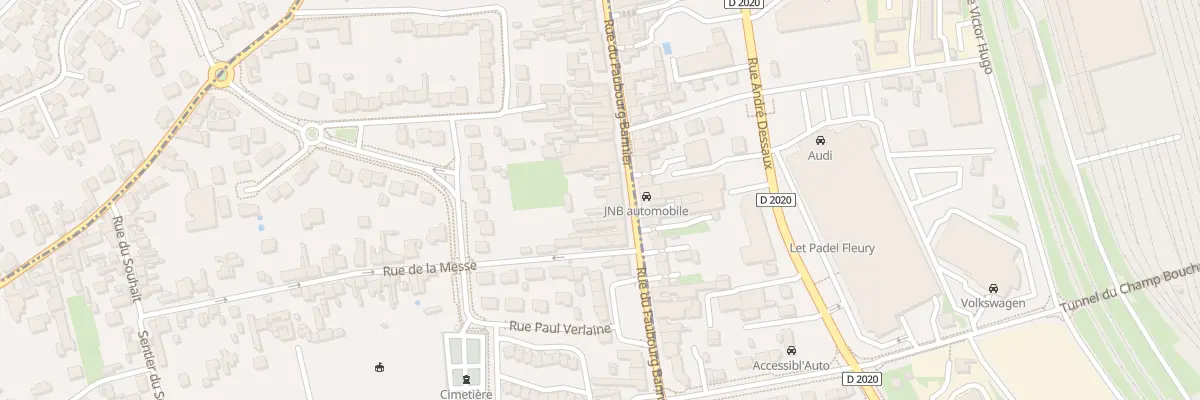 Plan du 389 Rue du Faubourg Bannier à Orléans
