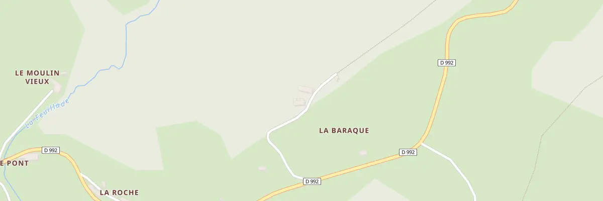 Plan du 3 La Baraque à La Villedieu