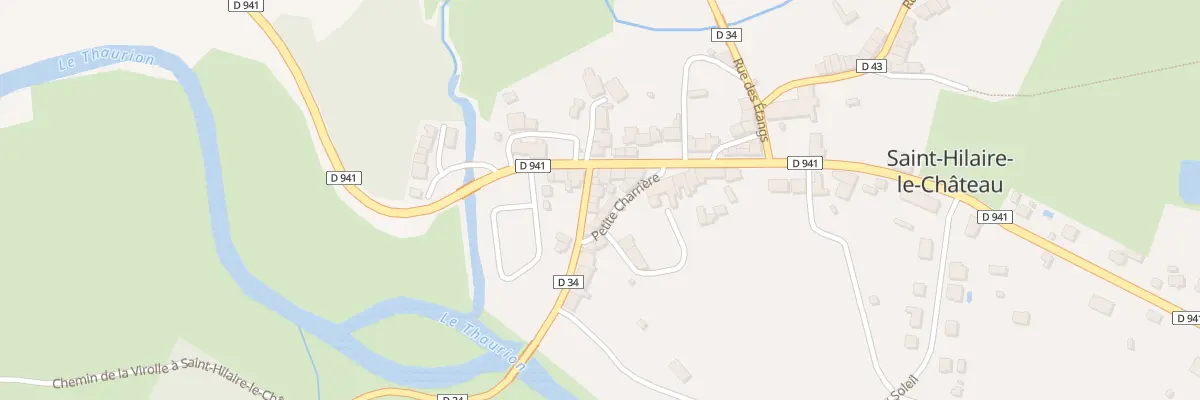 Plan du 1 Rue Saint Gervais à Saint-Hilaire-le-Château