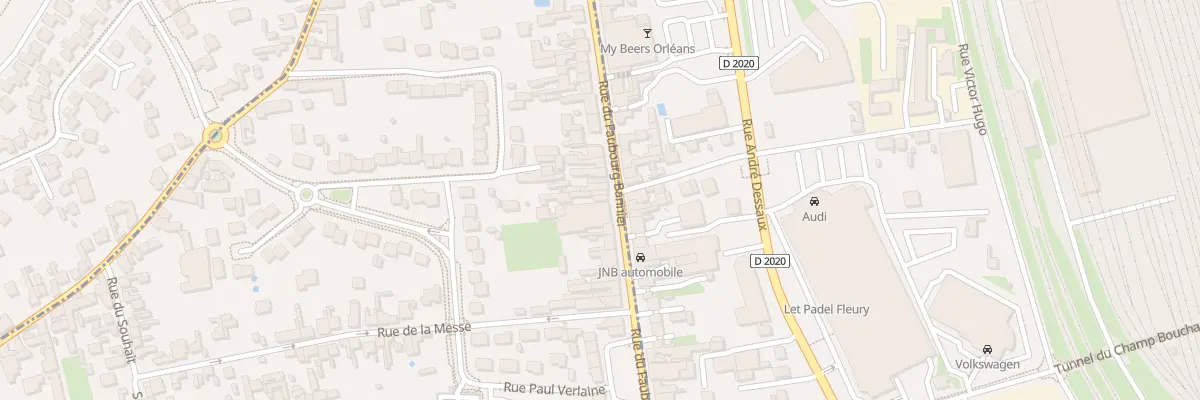 Plan du 397D Rue du Faubourg Bannier à Orléans