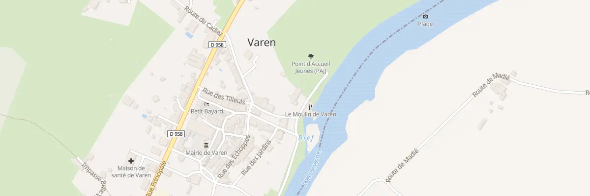Plan du 297 Che des Berges à Varen
